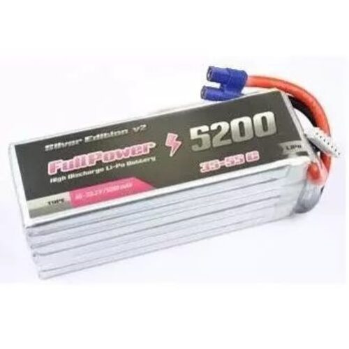Batteria Lipo 4S 5200 mAh 35C Silver V2 – EC5 – FULLPOWER