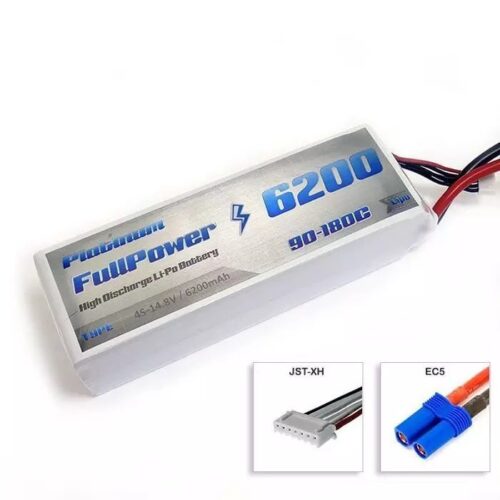 Batteria Lipo 4S 6200 mAh 90C PLATINUM – EC5 – FULLPOWER