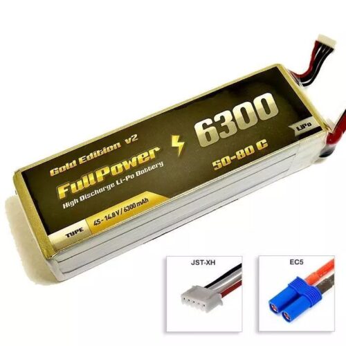 Batteria Lipo 4S 6300 mAh 50C Gold V2 – EC5 – FULLPOWER