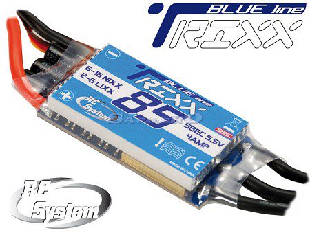 85A regolatore brushless per aerei (2s-6s lipo) 5,5v 4A(bec)