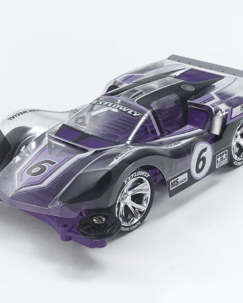 95571 - Mini4WD Exflowly Corpo in policarbonato speciale (viola) (MS)  TAMIYA
