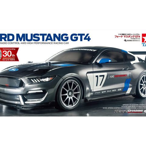 Tamiya 58664 Ford Mustang GT4 Telaio TT-02 4WD scala 1:10 Kit