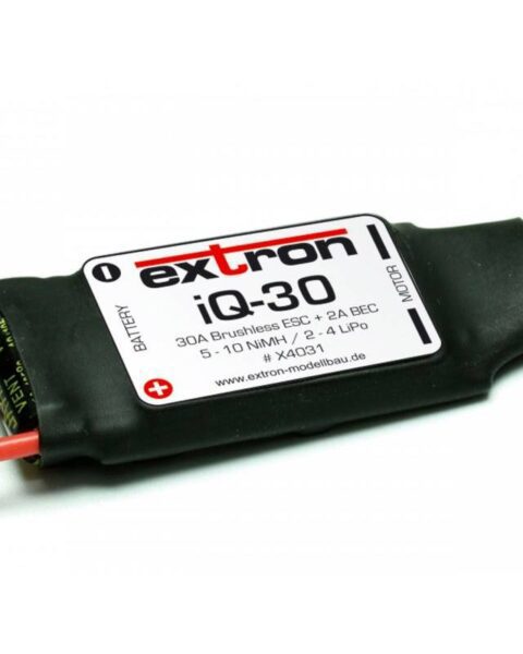 Extron iQ-30 Regolatore elettronico per motori Brushless ESC 30A 2-4 Lipo BEC (art. X4031)