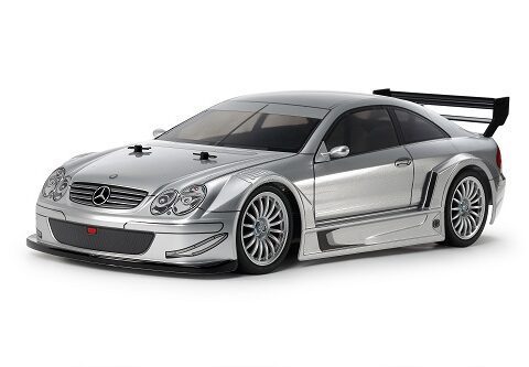 Tamiya 47493 RC 2002 MERCEDES-BENZ CLK AMG scala 1:10 kit RACING PAINTED TT-02