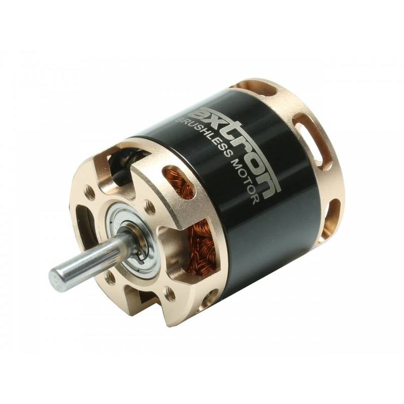 2820-10 1100kv Motore brushless extron ø35 145gr. lipo 2S-3S ALBERO ø5 600W