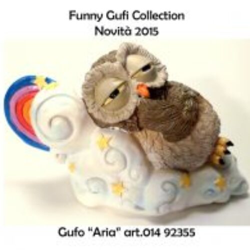014-92355 Gufo Aria – h 13 cm –  Gufetti collezionabili Les Alpes