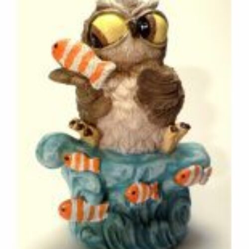 014-92357 Gufo Acqua- h 11 cm –  Gufetti collezionabili Les Alpes