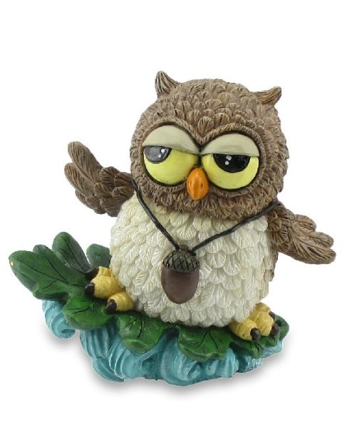 014-92889 Gufetti collezionabili Les Alpes Gufo surfer - h 11,5 cm