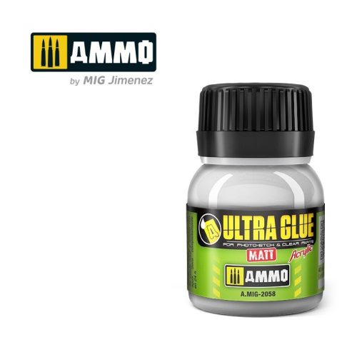 Ultra Glue Matt for Photo-Etch and Clear Parts (40mL) AMMO MIG 2058