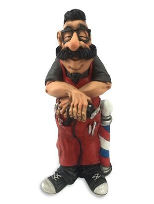 Funny Collection Les Alpes Mestieri Barbiere h 16cm - 014 99691