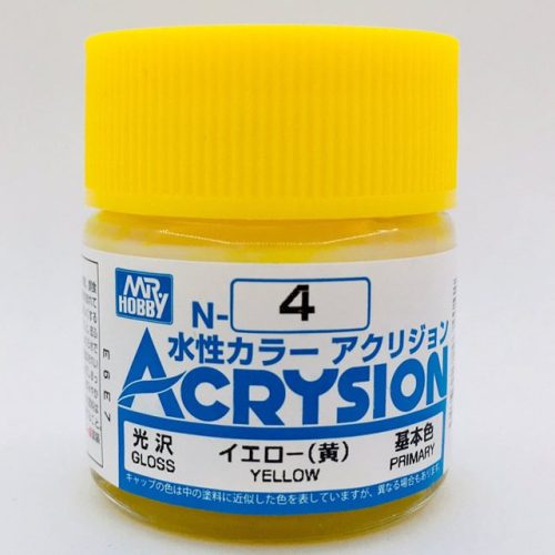 N004 Gunze Acrysion serie N Acrilico Giallo Lucido 10ml