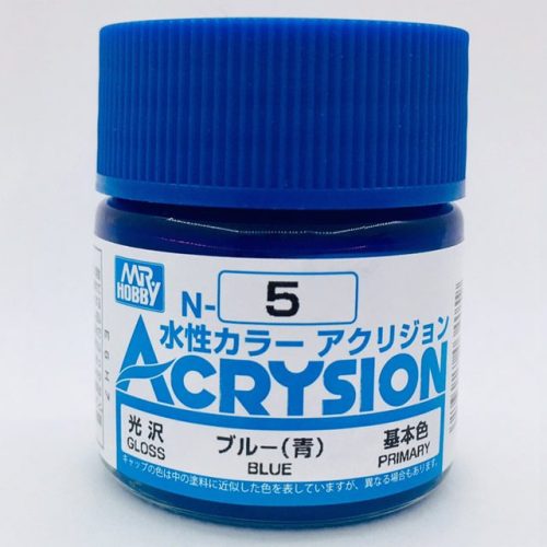 N005 Blu Lucido colore acrilico Gunze Acrysion serie N boccetta da 10ml