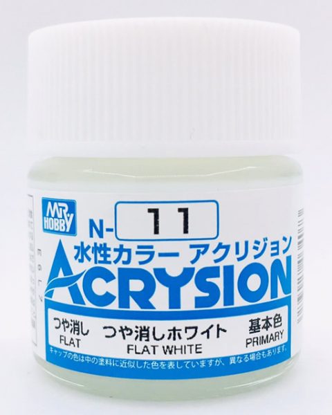 N011 Gunze Acrysion serie N Acrilico Bianco Opaco 10ml