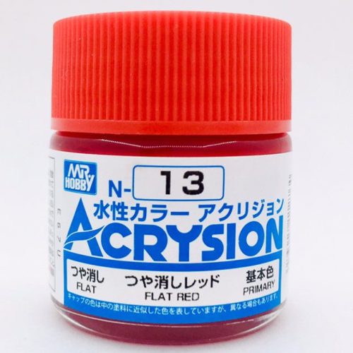 N013 Gunze Acrysion serie N Acrilico Rosso Opaco 10ml