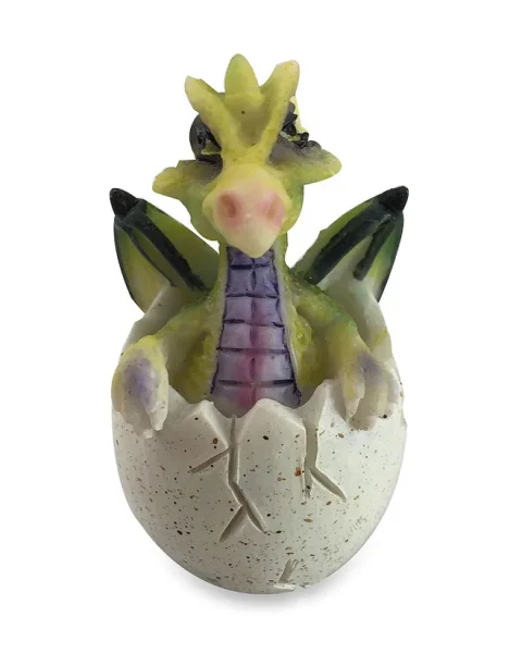 015-99670 Funny Dragon Collection Les Alpes Stiki nell'uovo h cm5