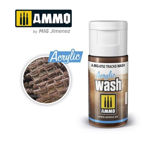 0702 AMMO MIG ACRYLIC WASH Tracks Wash (15ml)