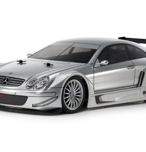RC 2002 MERCEDES-BENZ CLK AMG combo batteria  kit RACING PAINTED TT-02 scala 1:10 - Tamiya 47493