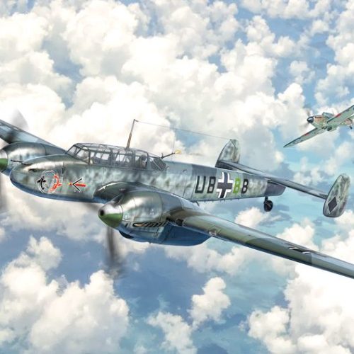 0049 Italeri Scala 1:72 Bf 110 “C” Zerstorer in kit di montaggio