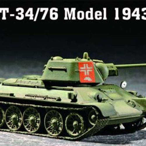 Soviet T-34/76 MOD.1943 scala 1:72 TRUMPETER – TR07208