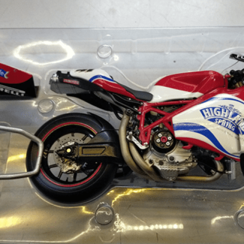 122040241 Minichamps 1.12 Ducati 999RS Noriyuki Haga WSB 2004 scala 1:12 Capirossi