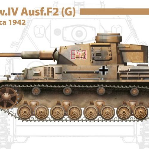 Pz.Kpfw.IV Ausf.F2 (G) North Africa 1942 scala 1:72 HOBBY 2000 scala 1:72 HOBBY 2000 – H72702