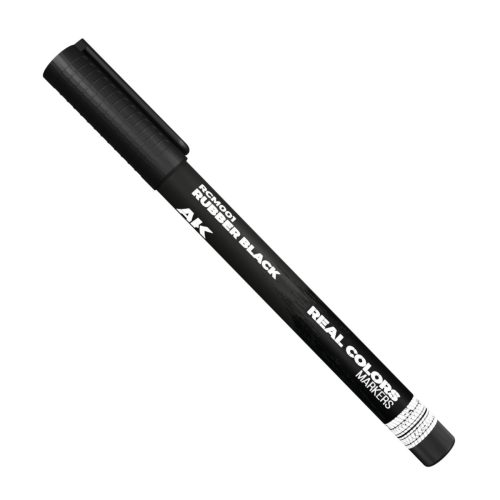RUBBER BLACK  – RC MARKER –  AK INTERACTIVE – RCM001