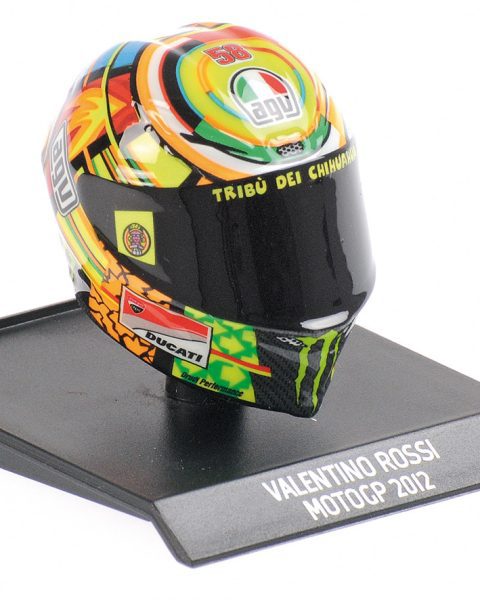 CASCO VALENTINO ROSSI MOTOGP 2012 Scala 1:10 MINICHAMPS - 315120046