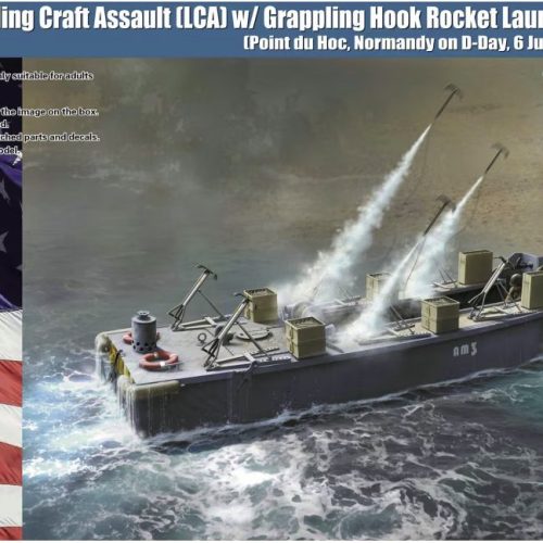 US Rangers Landing Craft Assault (LCA) With Grappling Hook Rocket Launchers (Point Du Hoc, Normandy On D-Day, 6 June, 1944) scala 1:35 – GECKO MODELS 35GM0090