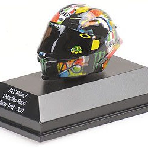 CASCO AGV VALENTINO ROSSI WINTER TEST 2019 Scala 1:8 MINICHAMPS – 399190066