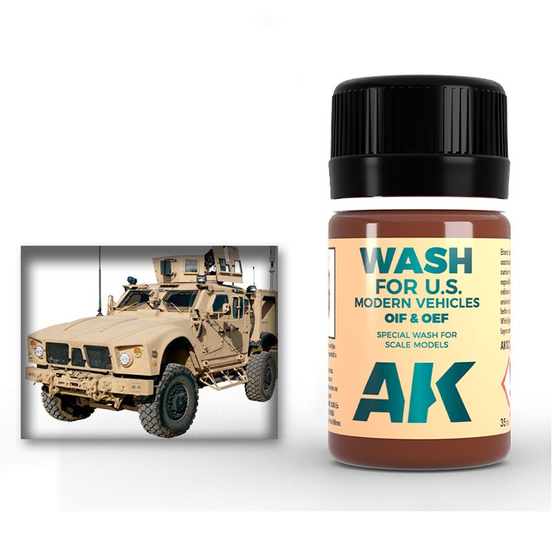 AK121 LAVAGGIO oif & oef – us vehicles 35ml AK INTERACTIVE
