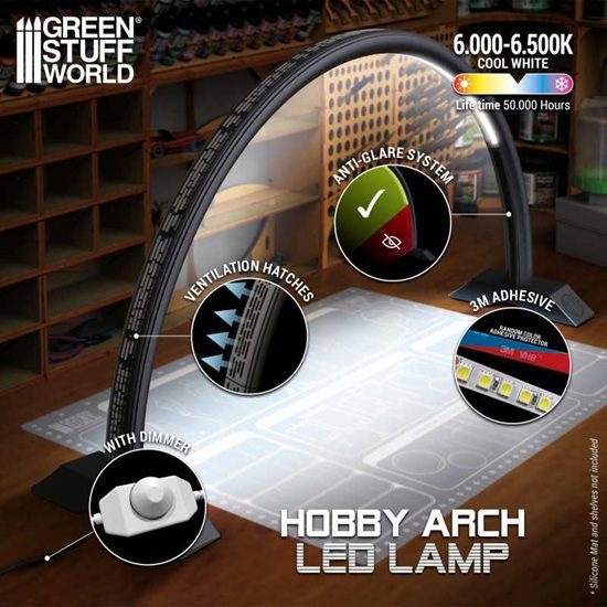 11060 Lampada LED Hobby Arco luminoso 6000-6500 k GREEN STUFF WORLD - immagine 3