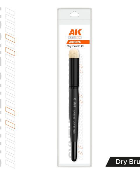AK SYNTHETIC DRY BRUSH – XL - AK INTERACTIVE AKB026