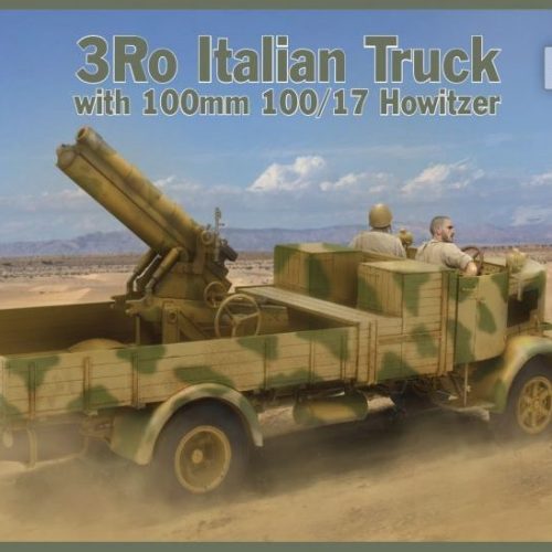 3Ro Italian Truck with 100 mm 100/17 Howitzer scala 1:35 IBG – IGB35053