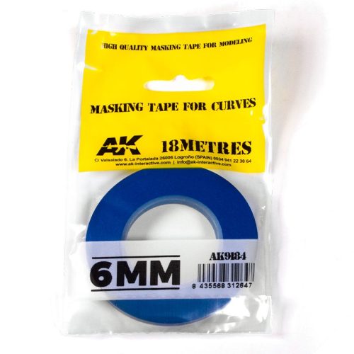 Mascheratore per curve 6mm x 18m – AK INTERACTIVE – AK9184