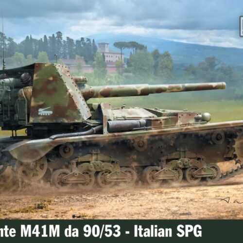 Semovente M41M da 90/53 Italian SPG scala 1:72 – IBG – I72131