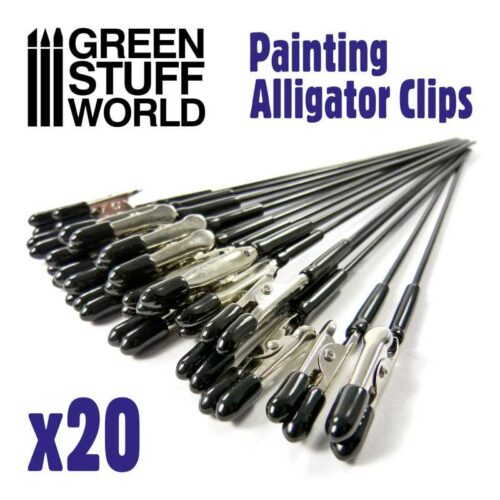 Pinze a coccodrillo x20 – GREEN STUFF WORLD GSW10463