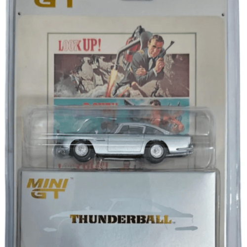 ASTON MARTIN DB5 “THUNDERBALL” 007 JAMES BOND scala 1:64 ENGLISH VERSION MINI-GT – MGT00901-007E