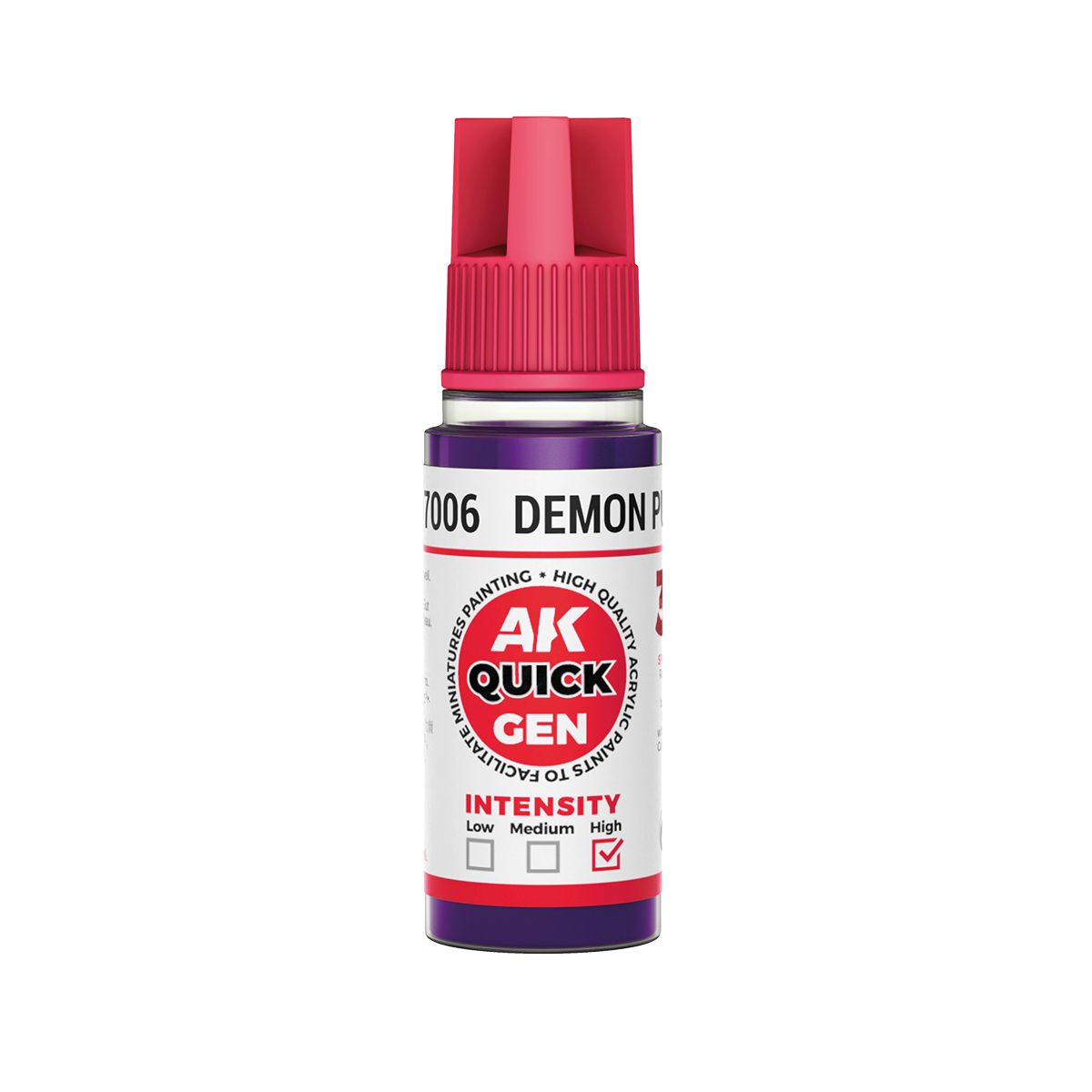 Quick Gen 17006 DEMON PURPLE colore acrilico perfetto per miniature e Fantasy.
