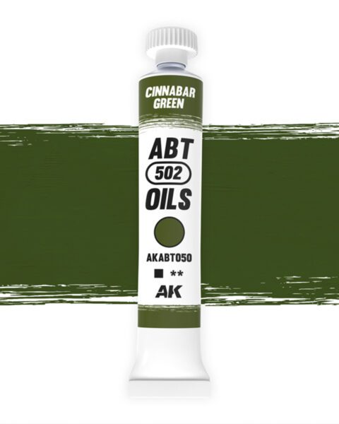 AKABT050 - Colore ad OLIO - Cinnabar Green 20 ml. AK INTERACTIVE