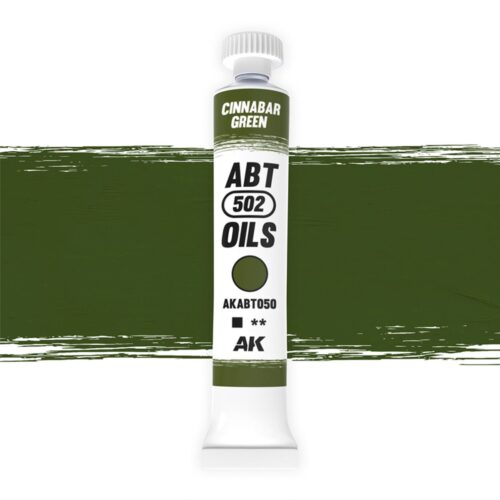AKABT050 – Colore ad OLIO – Cinnabar Green 20 ml. AK INTERACTIVE
