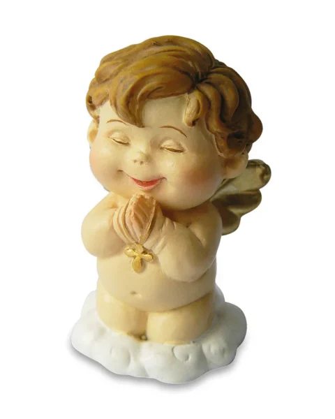 Funny "Lucky Angel Collection" Angelo 5cm pregando con croce d'oro Les Alpes 1818-14