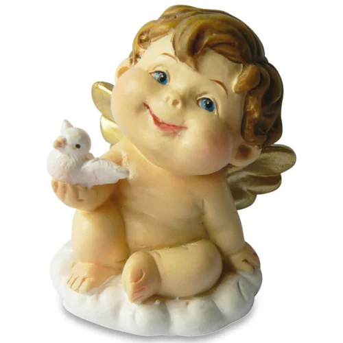 Funny “Lucky Angel Collection” Angelo 5cm con colomba Les Alpes 1818-6