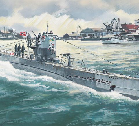 German Submarine U-Boat Type IIB (1943) - scala 1:144 ICM S-010