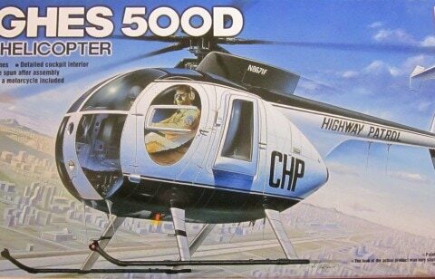 Hughes 500D Police Helicopter scala 1:48 Academy