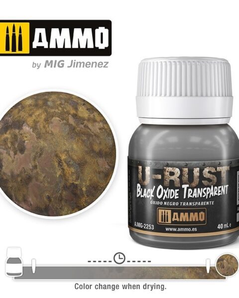 U-RUST Black Oxide Transparent (40mL) - A.MIG-2253