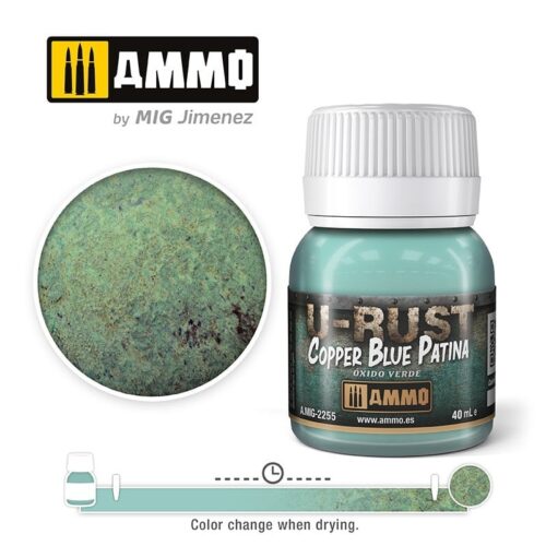 U-RUST Copper Blue Patina (40mL) – A.MIG-2255