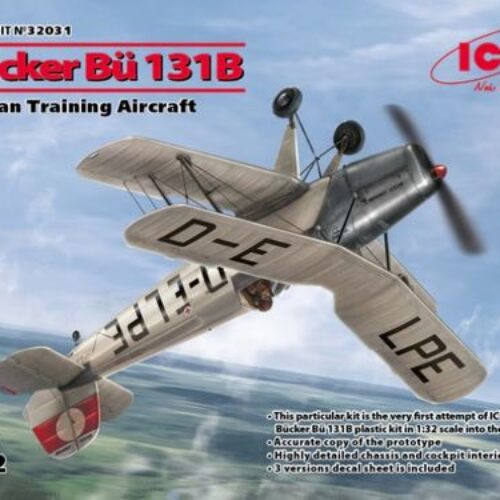Bücker Bu-131B German Training Aircraft scala 1/32 ICM32031