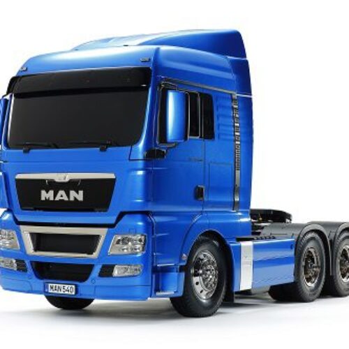 TGX 26.540 Light Metallic Blu scala 1:14 TAMIYA 56370
