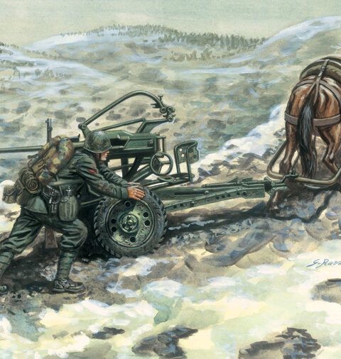 Breda 20/65 Mod. 35 with crew scala 1:35 ITALERI - 6464