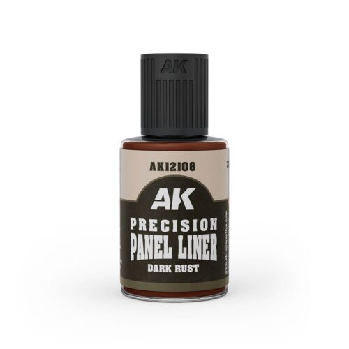DARK RUST PRECISION PANEL LINER – AK INTERACTIVE – AK12106